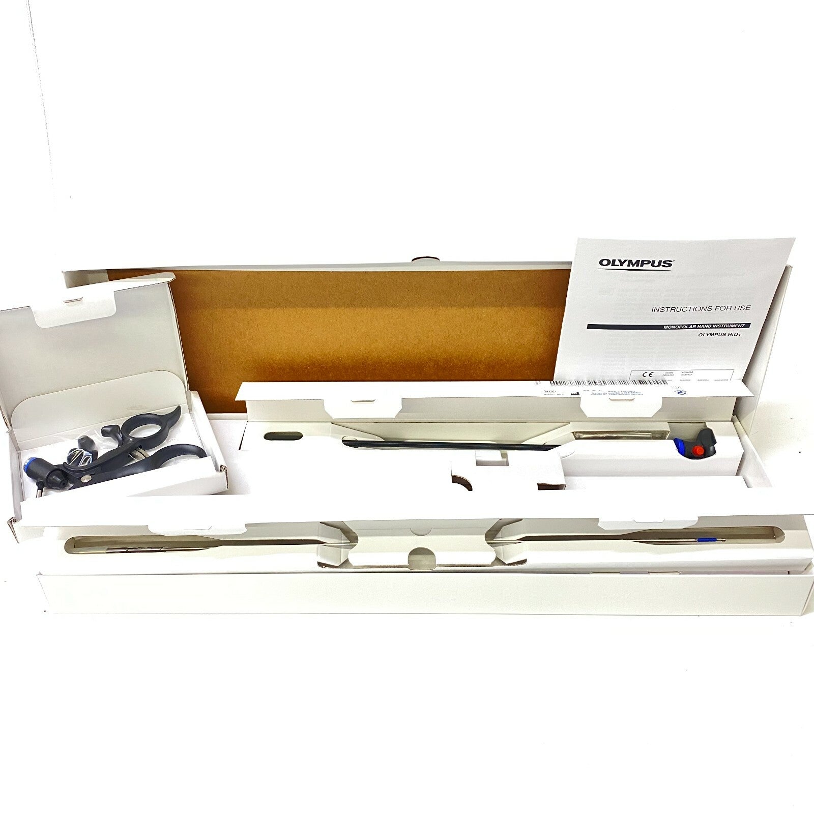 Olympus HIQ+ WA64160A 5x330mm Forceps w/ A60102A Ergo Ratchet, A60800A Shaft