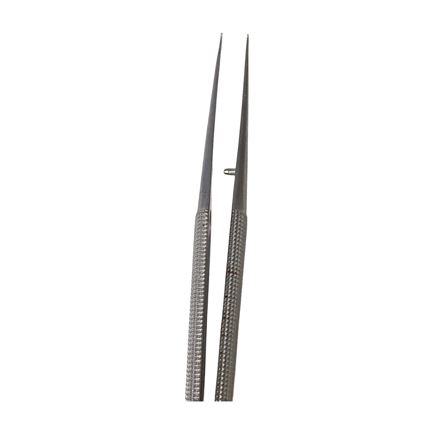 Scanlan Dennis Micro Forceps 1mm Diamond Dust Ring Tip 7.25" 18.5cm 4004-220
