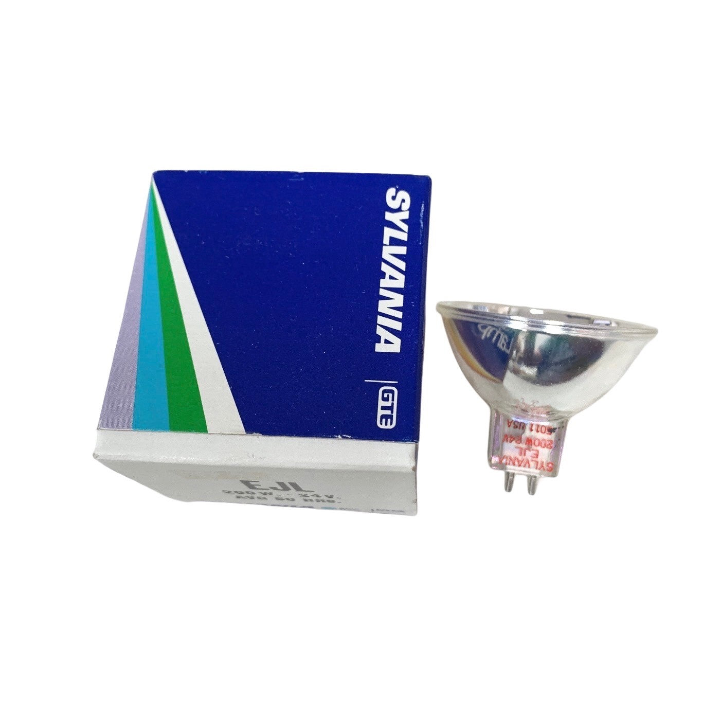 Sylvania GTE EJL Projector Lamp 200W 24V Blue Top Halogen Bulb - New/NOS