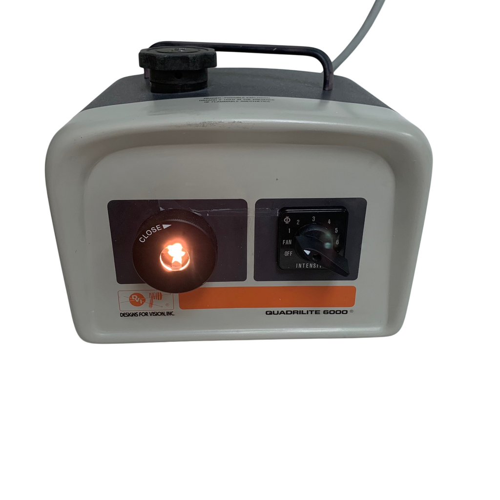 QUADRILITE 6000 FIBER OPTIC LIGHT SOURCE WITH HEADLIGHT AND CABLE