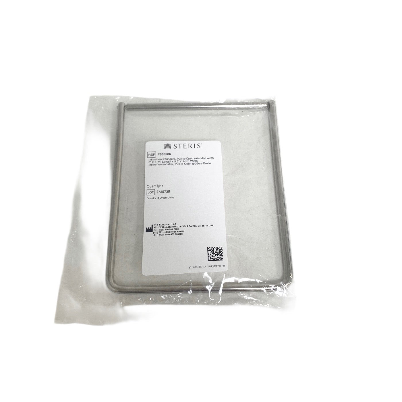 STERIS REF IS35506, Instrument Stringers, Pull-to-Open extended width 6"