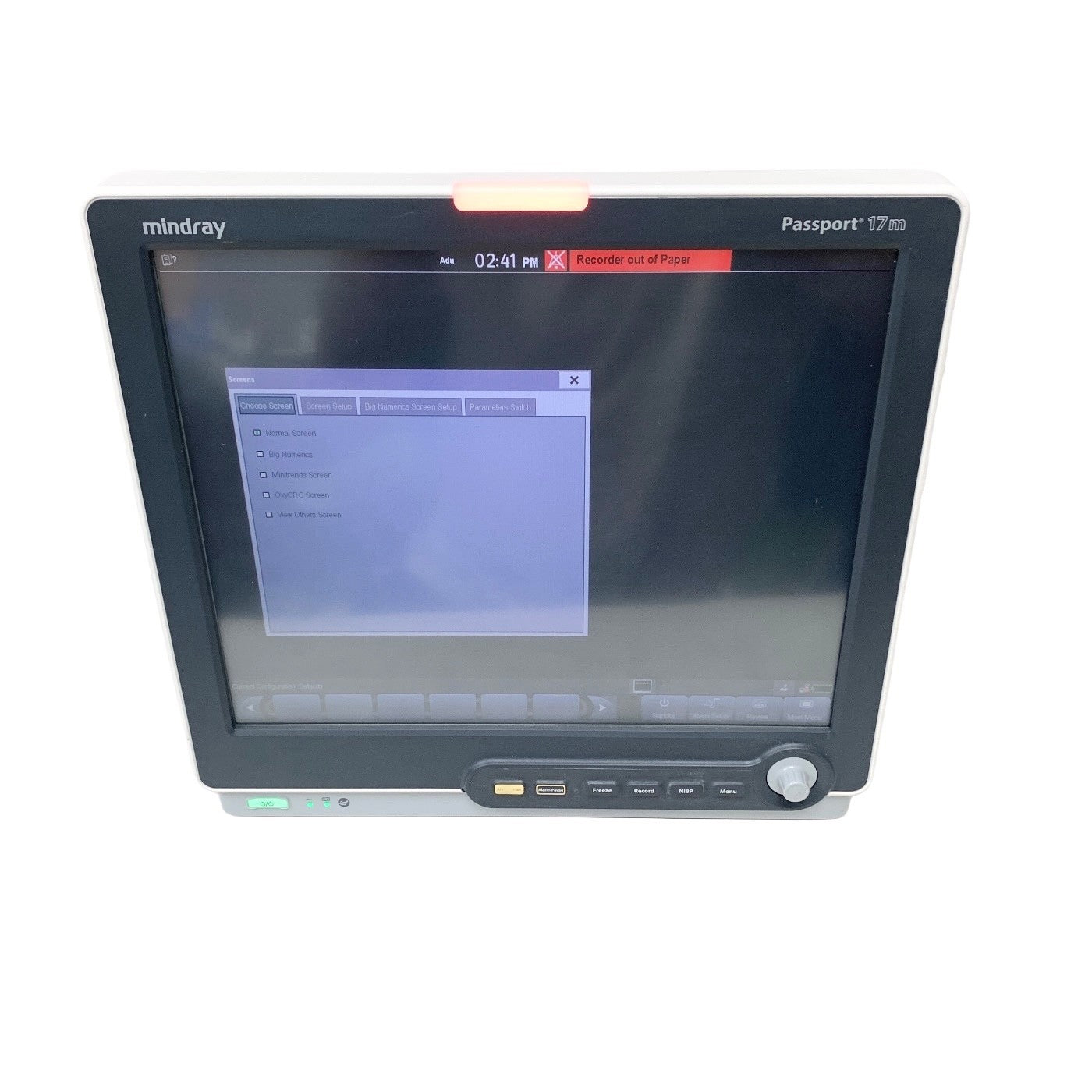 Mindray Passport 17m Patient Monitor 17" Touchscreen - WORKING - No Module