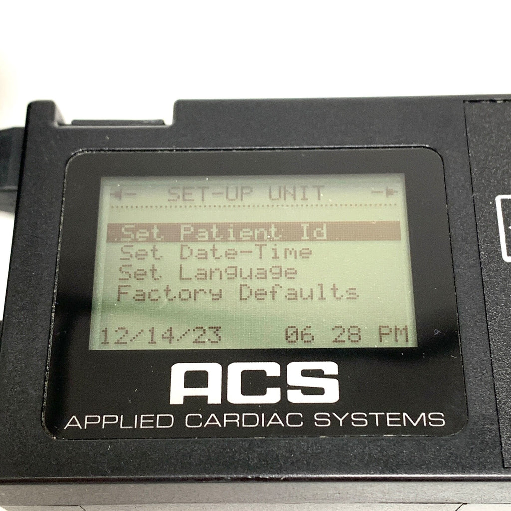 ACS, Applied Cardiac Systems REF 2003, 48 Hour Holter Recorder w/ Leads