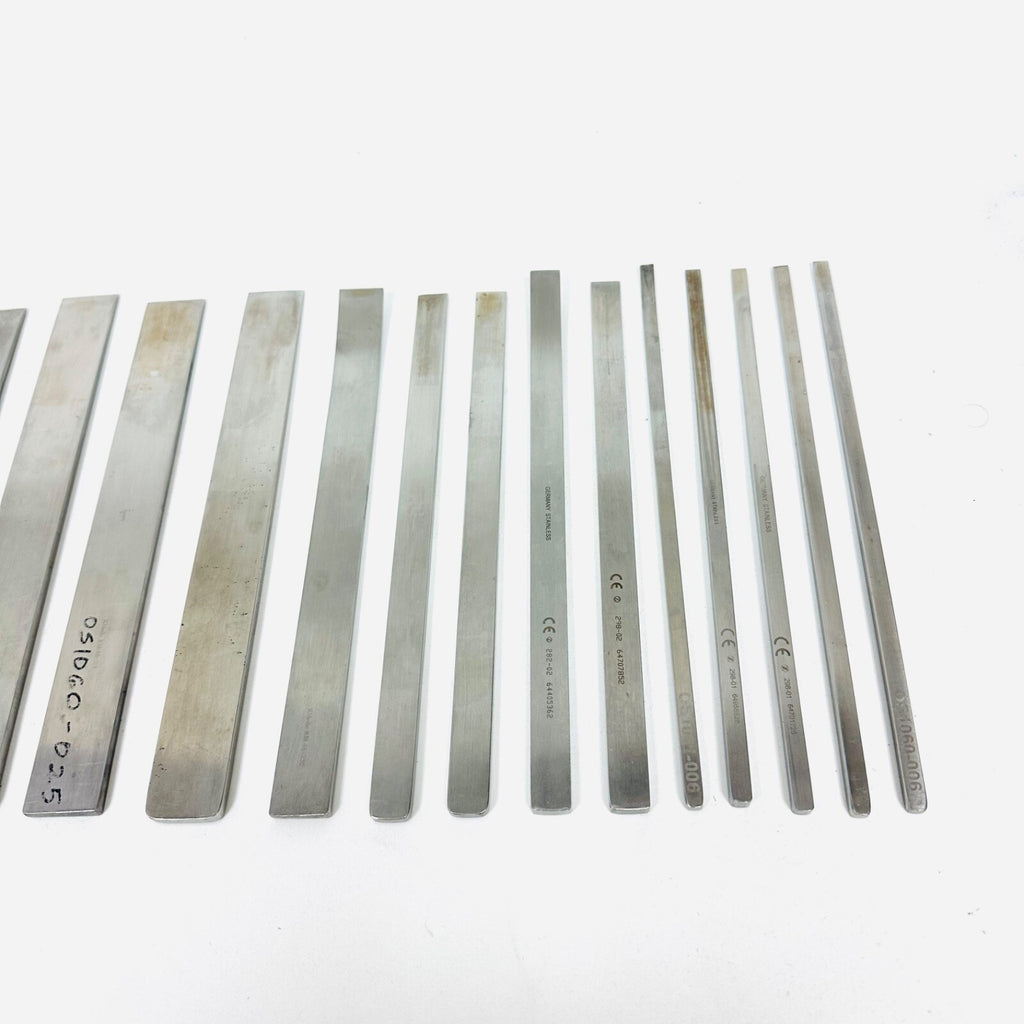 V. MUELLER / ZIMMER /K MEDIC Lambotte-Type Osteotomes Different Sizes LOT OF 19