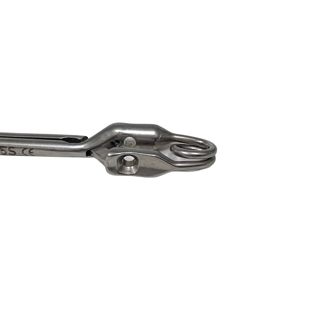 Aesculap PL545S Long Straight Atraumatic Vessel Clip 45mm Endo Style Silver