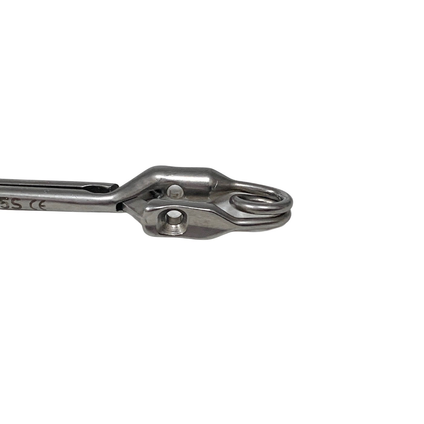 Aesculap PL545S Long Straight Atraumatic Vessel Clip 45mm Endo Style Silver