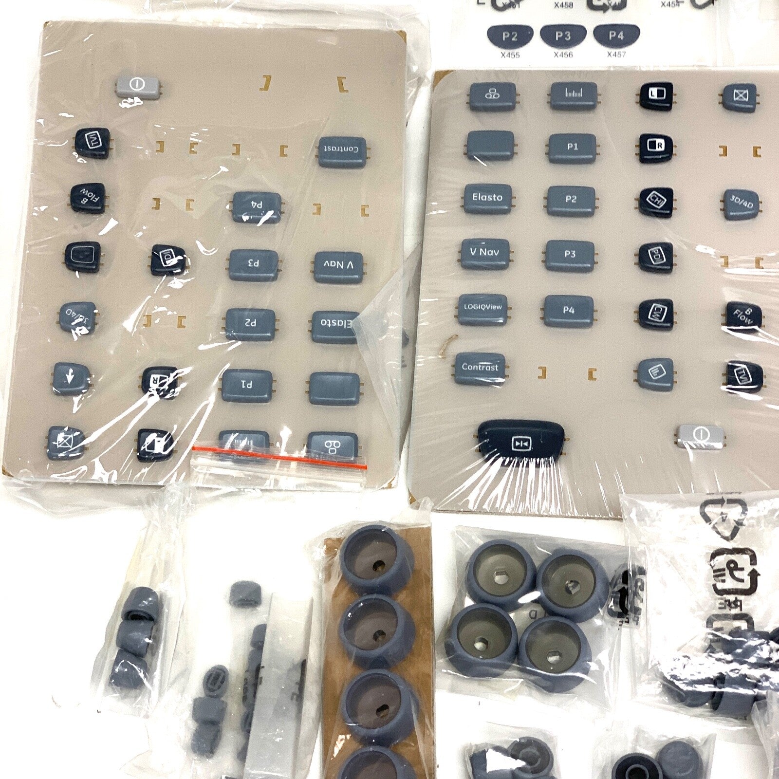 GE REF 5207000, LOGIQ E9, lot of mix Button Cap Kit