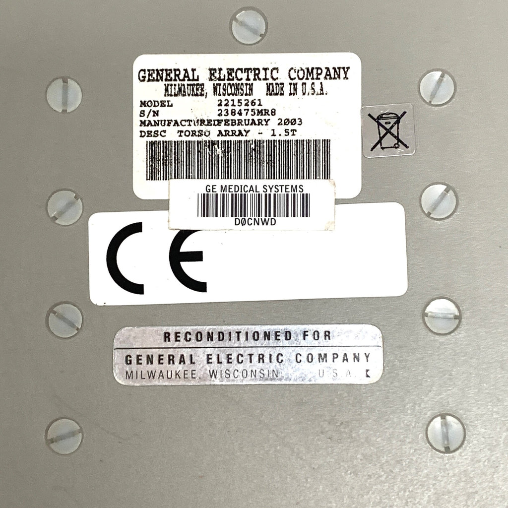 GE Healthcare REF 2215261, Torso Array 1.5T Coil for MRI