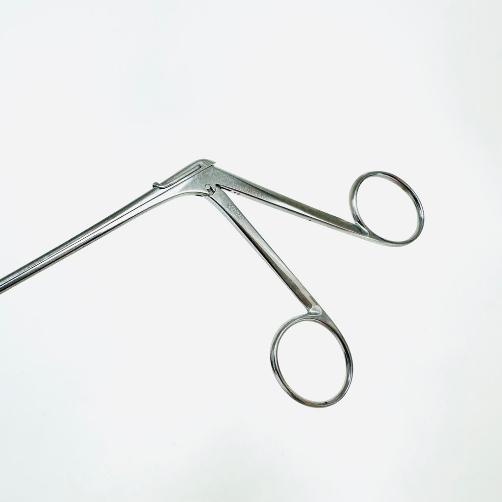 V. Mueller Microlaryngeal Grasping Angled UP CUP Forceps 11 Inch Instrument