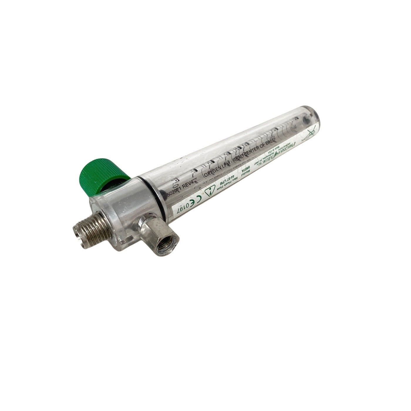 Precision Medical 8MFA Oxygen Flowmeter O2 0-15 LPM