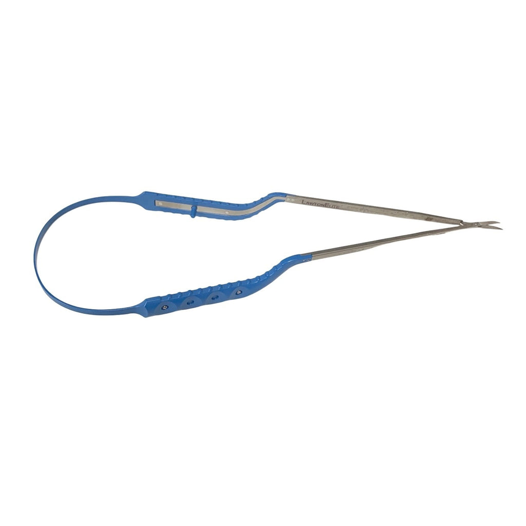 Lawton Elite 102948A Micro Scissors 180mm Curved Sharp Blades Vascular Ophthalmi