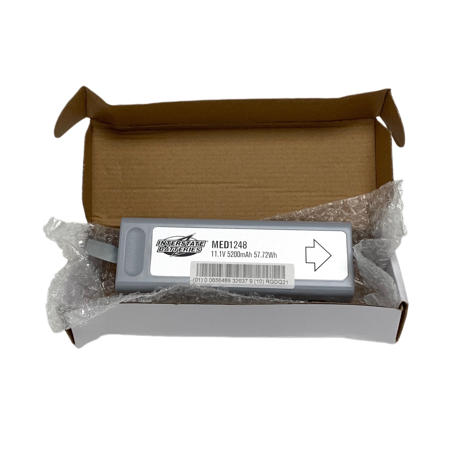 Interstate Batteries REF MED1248, 11.10V 5200 mAH 5.20 AH