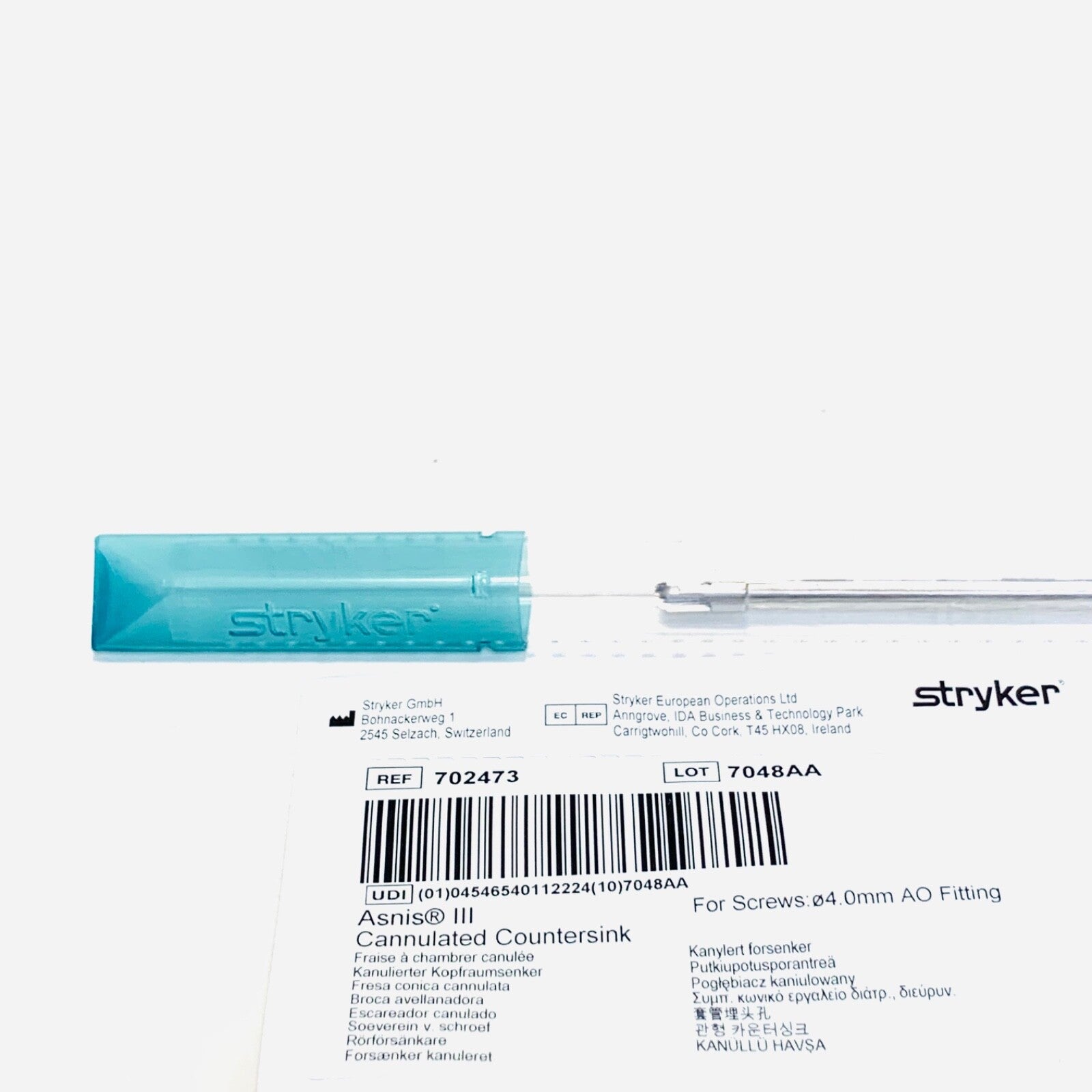 Stryker REF 702473, ASNIS III, Cannulated Countersink