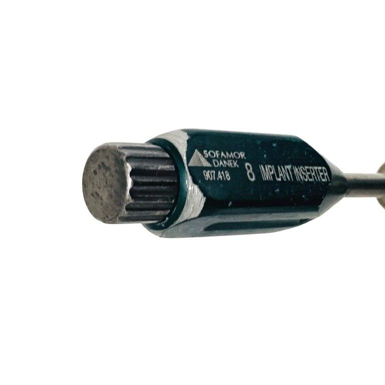 Sofamor Danek REF 907.418, IMPLANT INSERTER SIZE 8