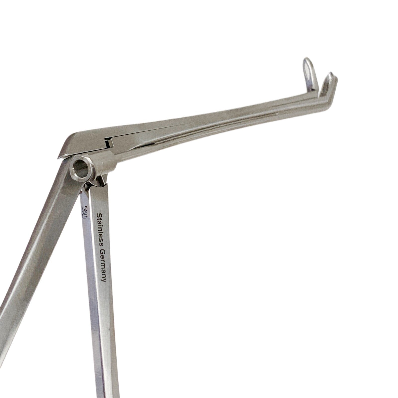 V. Mueller REF RH551-356, NASAL SUCTION FORCEPS DOUBLE ACTION, UP ANGLED, #1 TIP