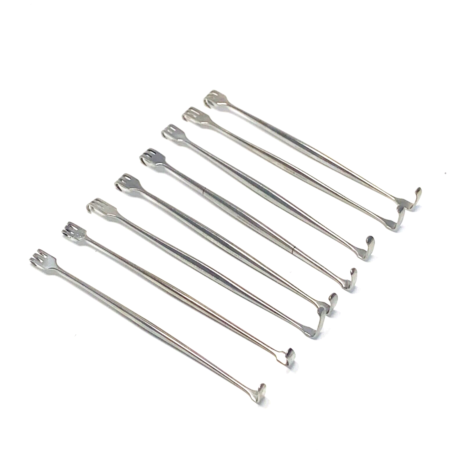 LOT OF 8 SURGICAL SENN RETRACTOR DOUBLE ENDED