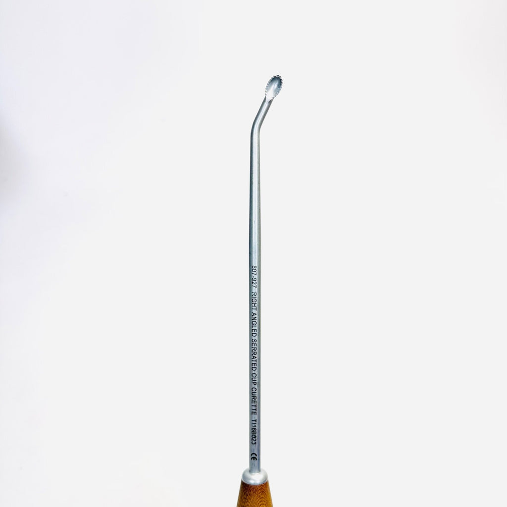 Medtronic 807-927 Right Angled Serrated Cup Curette Instrument