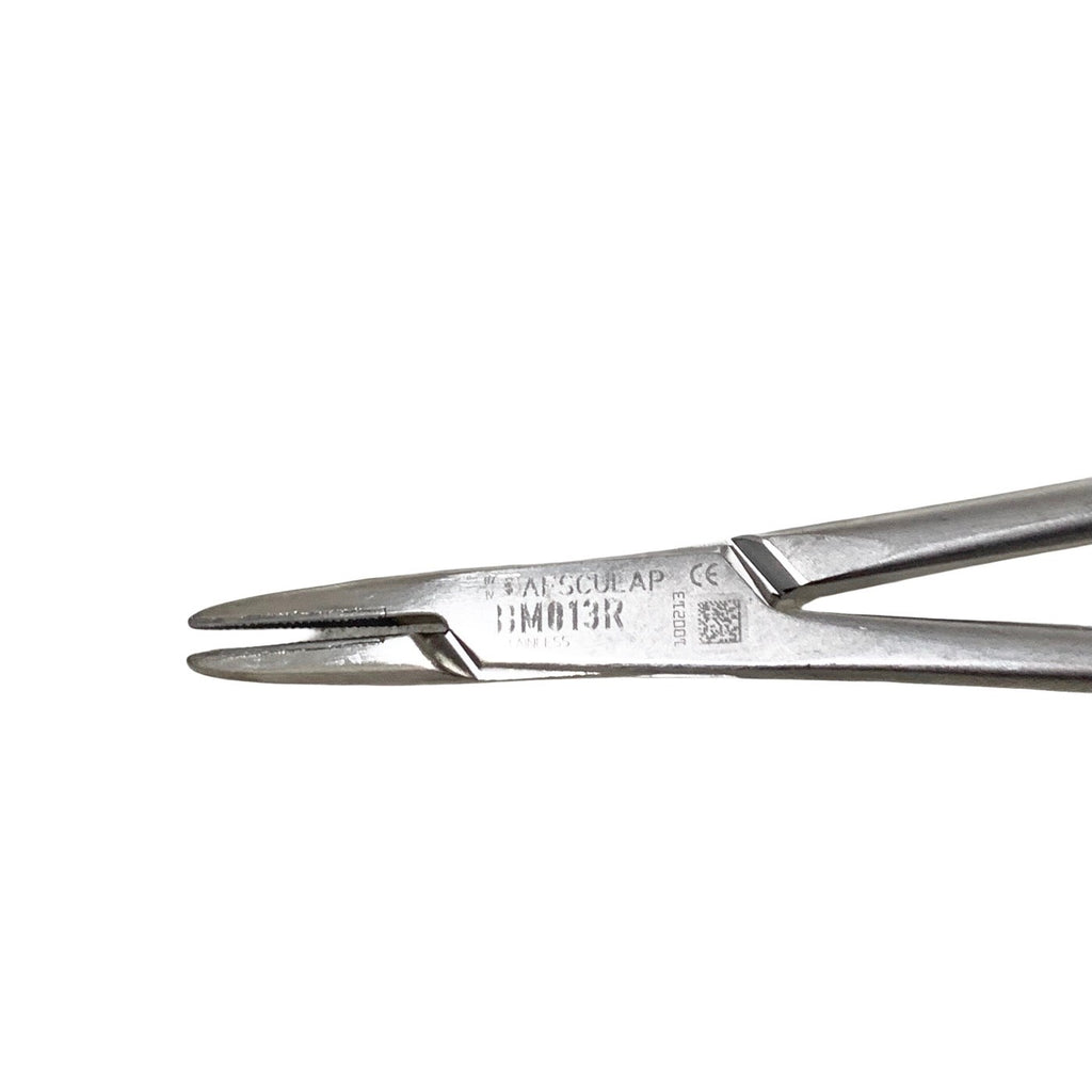 Aesculap Ref BM013R, Mayo Hegar Needle Holder 6" Tungsten Carbide TC Gold Handle