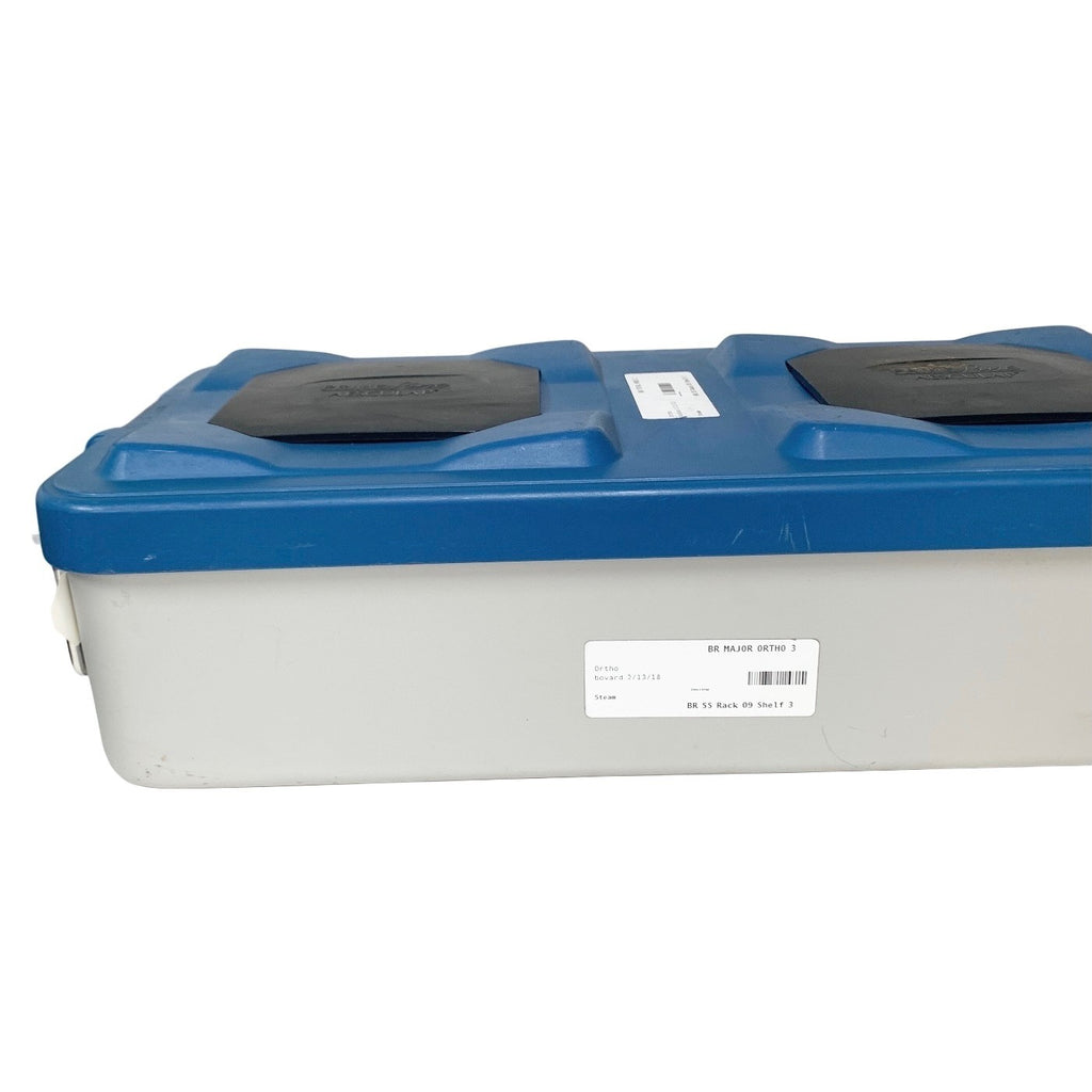 Aesculap REF JK440 STERILIZATION CASE W/JP002 LEAD AMD TRAY WITH PAD