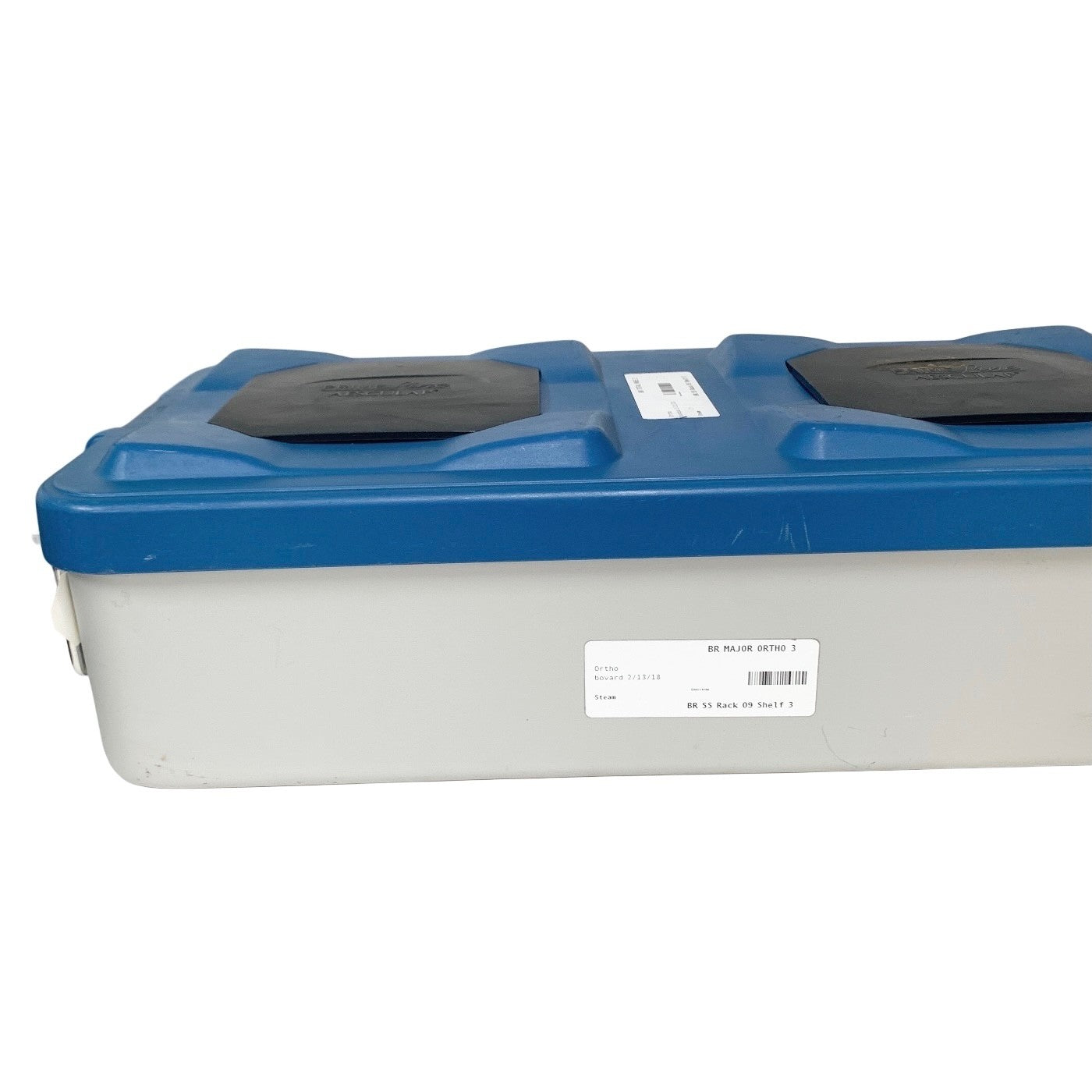 Aesculap REF JK440 STERILIZATION CASE W/JP002 LEAD AMD TRAY WITH PAD