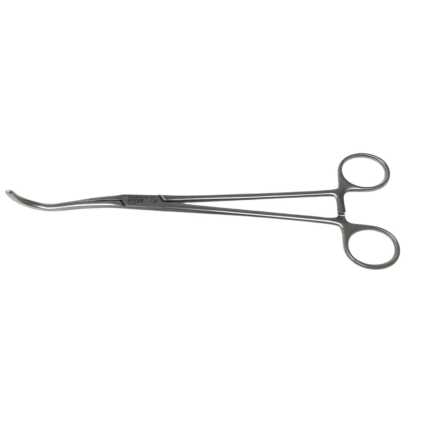Aesculap EF010R Guyon Kidney Clamp 9.5" 240mm Double Curved Surgical Urology Too