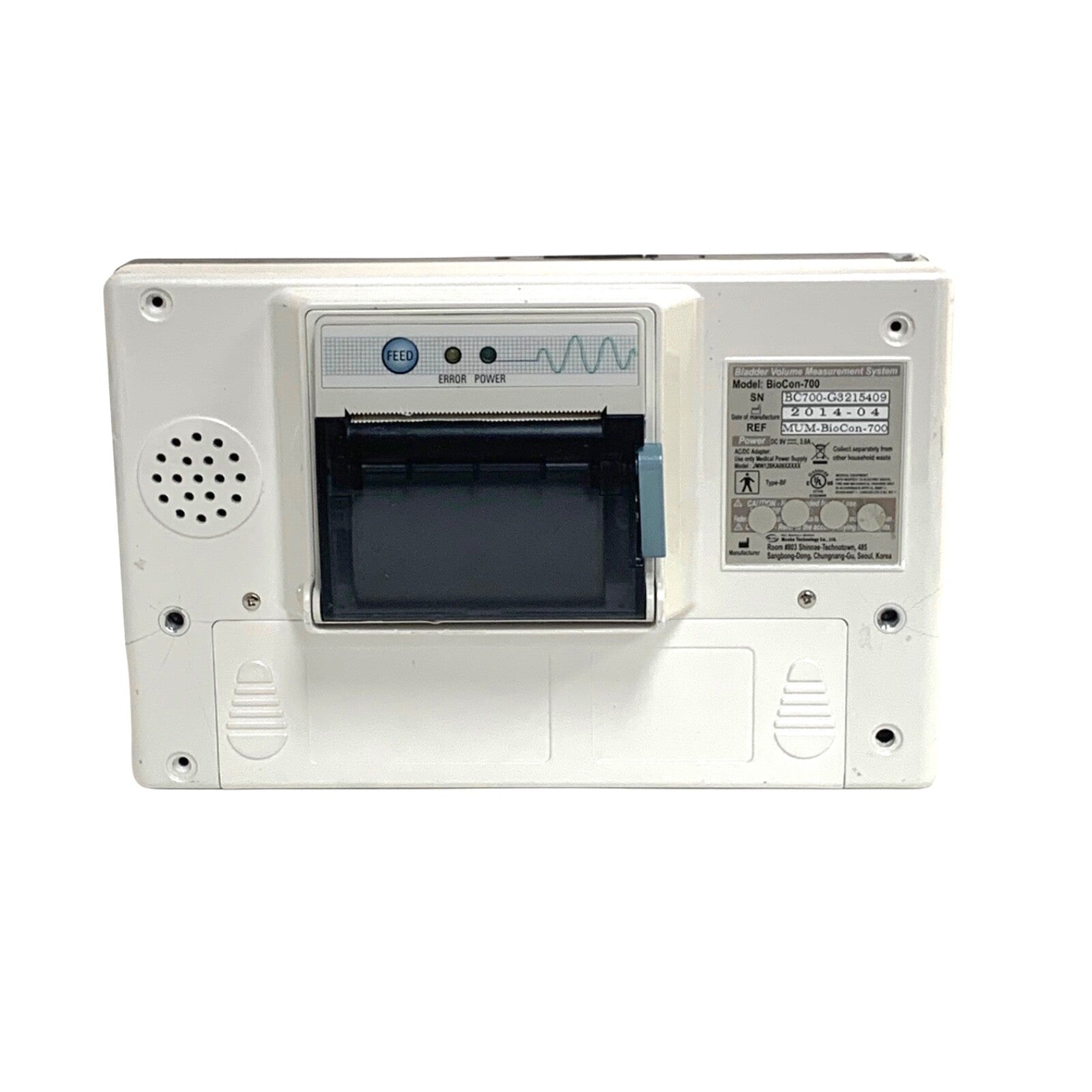 Cubescan Ref BioCon-700, Bladder Volume Measurement System FOR PARTS