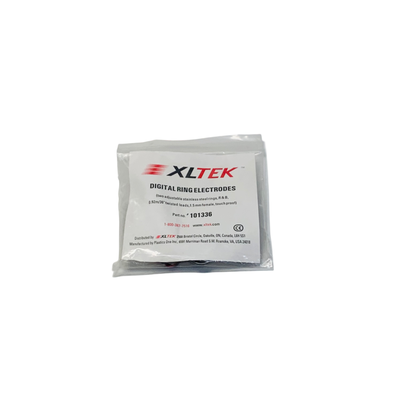 XLTEK REF 101336, DIGITAL RING ELECTRODES, 0.92m/36" twisted leads