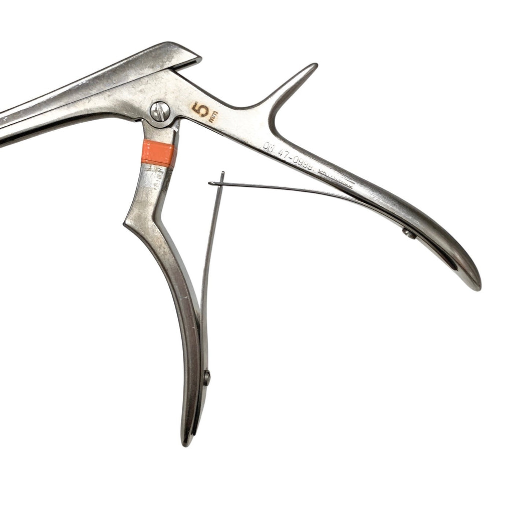 Orthomed Ref 47-0999, 5mm Kerrison Rongeur Surgical Bone Punch 40 Deg Up-Bite