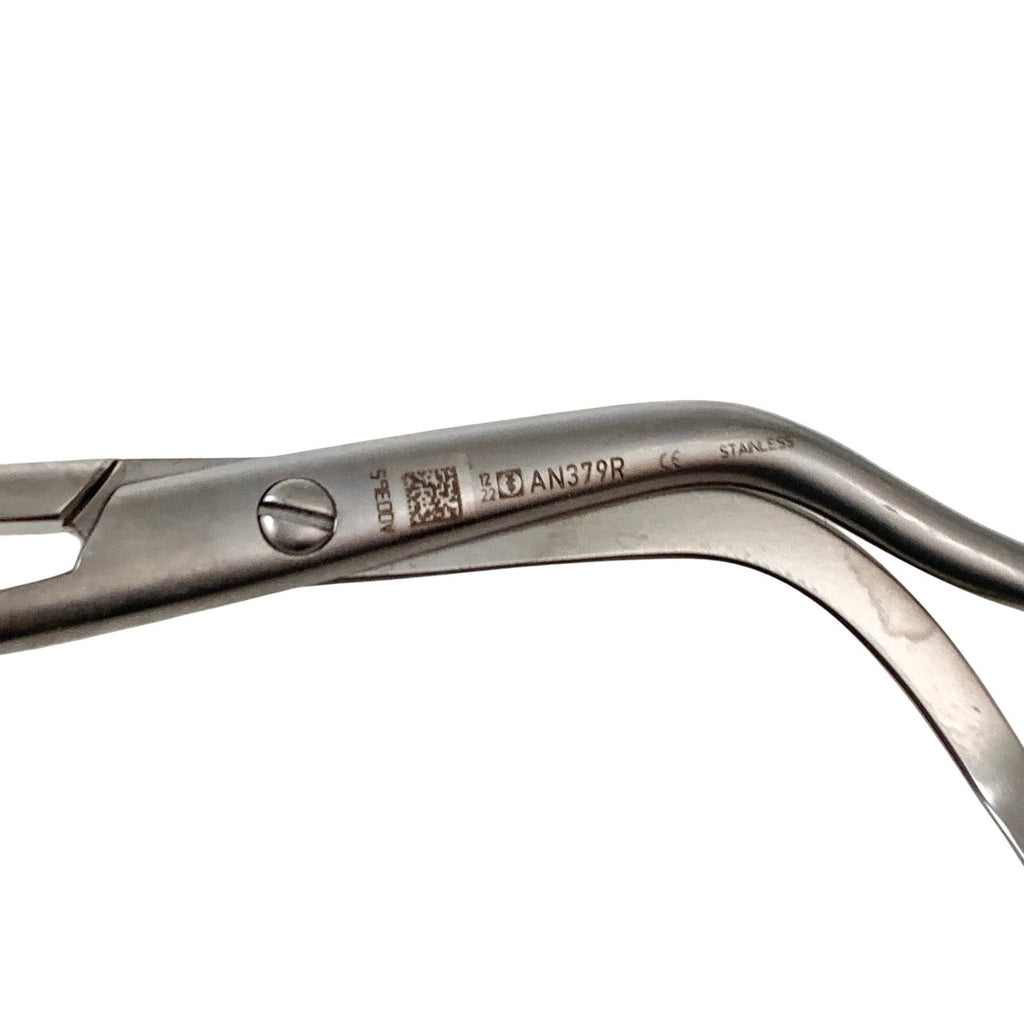 Aesculap Ref AN379R, Tilley Nasal Dressing Forceps 6.25" Bayonet Serrated ENT