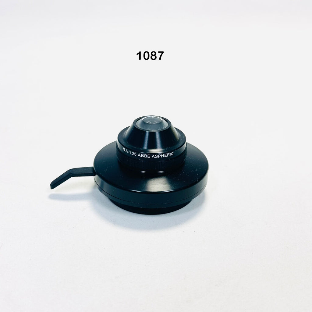 American Optical 1087 N.A. 1.25 Abbe Aspheric Substage Microscope Condenser