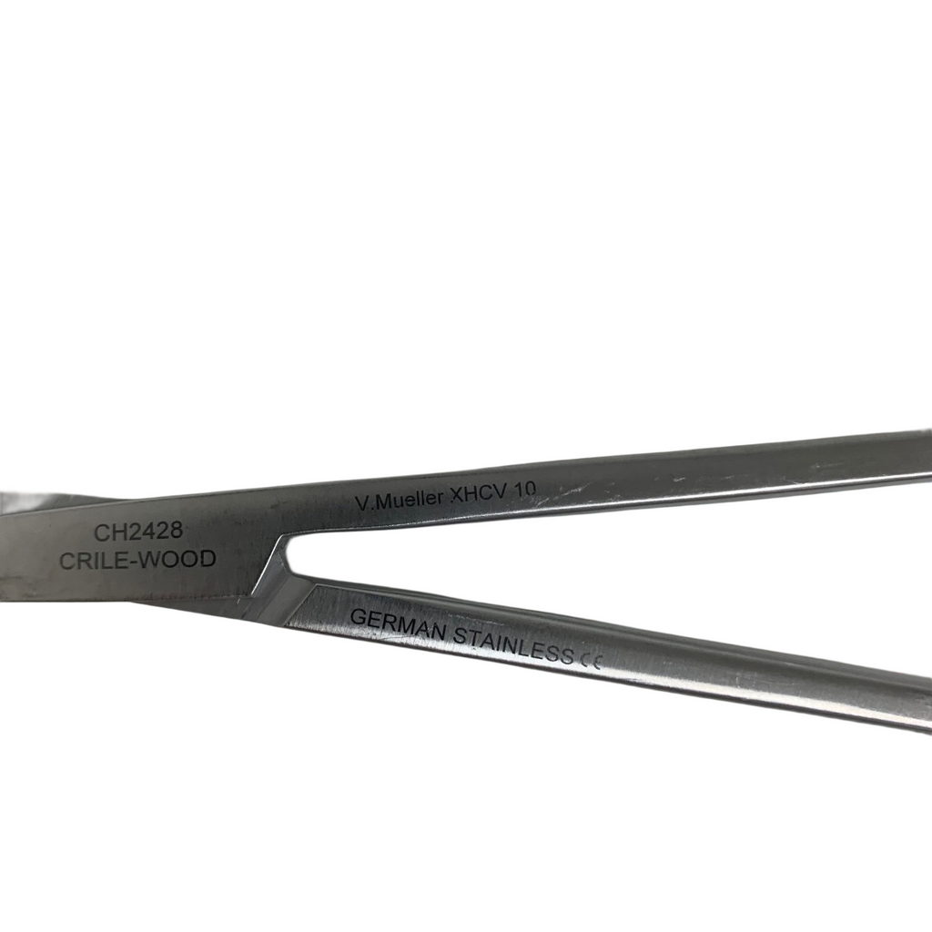 V. Mueller CH2428 Vital Crile-Wood Needle Holder, Straight, 11-3/4"