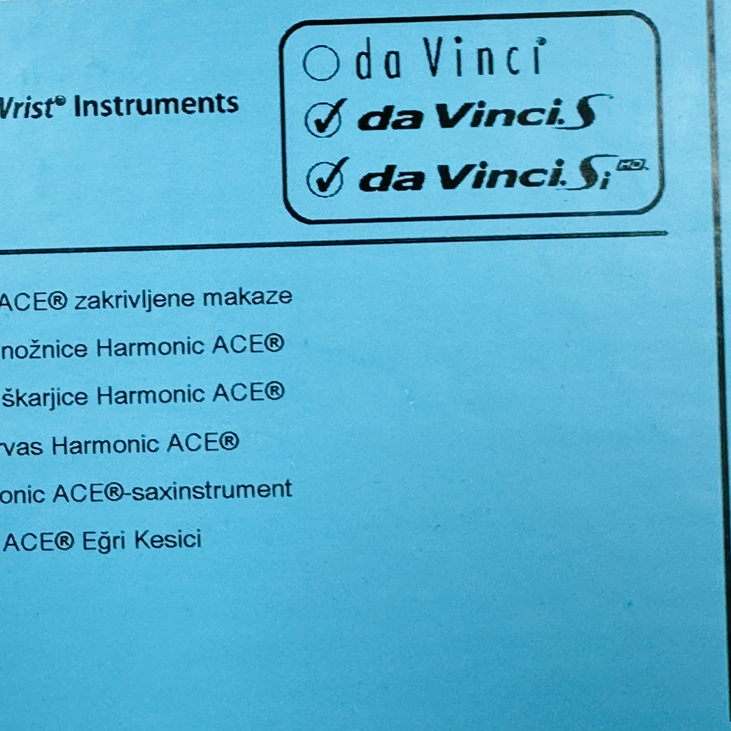 Intuitive Surgical 420275 Da Vinci HARMONIC ACE CURVED SHEARS 8mm (New)