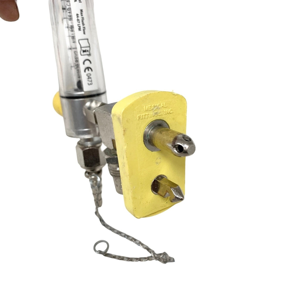 Precision Medical Model 8MFA, AIR Flowmeter, MALE MEDICAL FITTING, 44-57 LPM