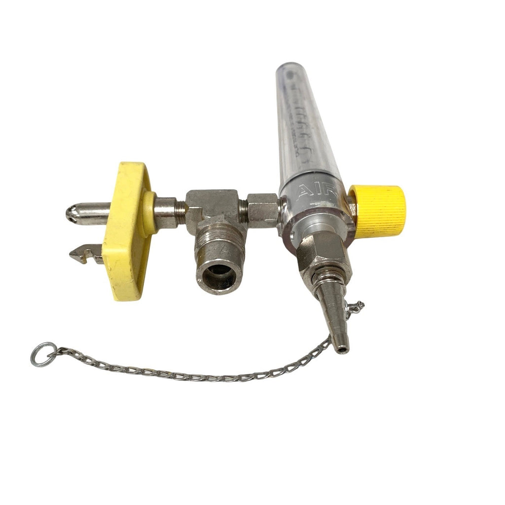 Precision Medical Model 8MFA, AIR Flowmeter, MALE MEDICAL FITTING, 44-57 LPM