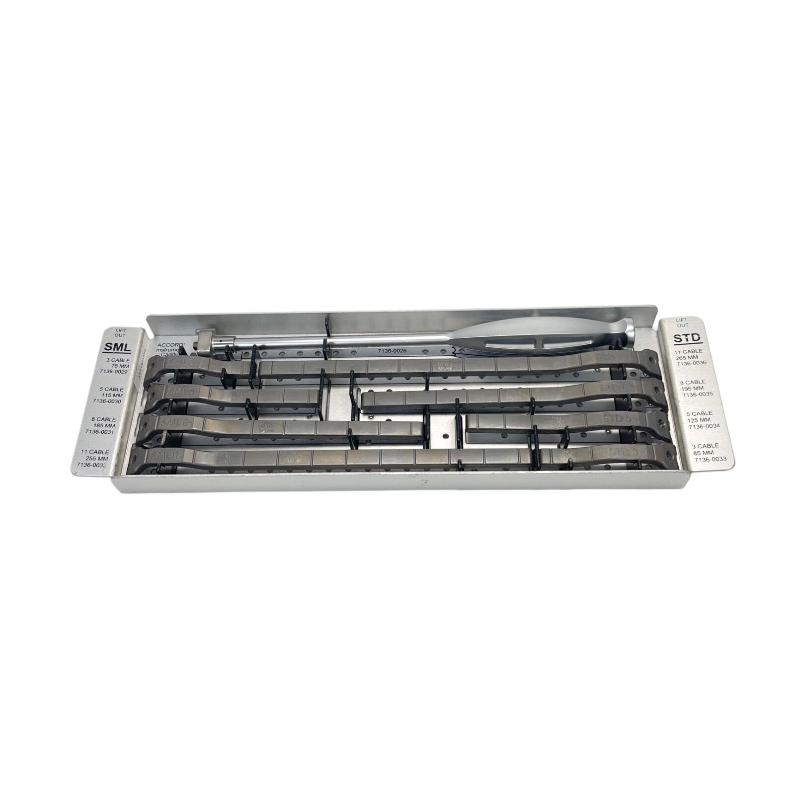 SMITH & NEPHEW 7136-0043 Accord Instrument Set W/ Caddy