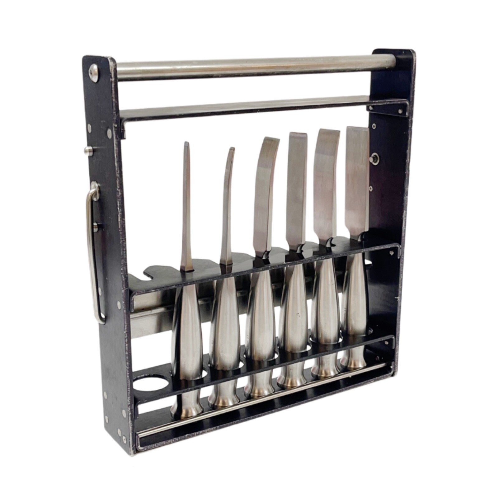 Symmetry / SSI Smith-Peterson Osteotomes (Lot Of 6 Straight & Curved) W/ Case