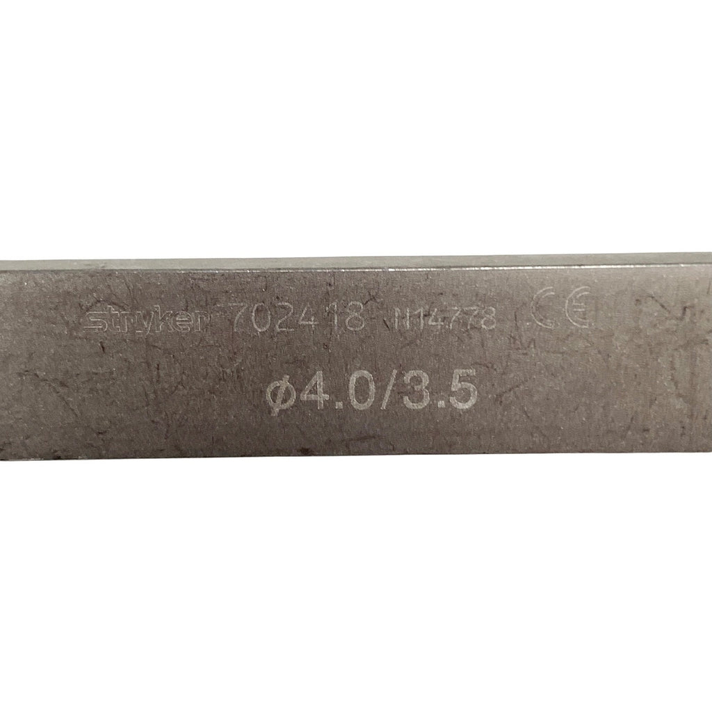 STRYKER REF 702418, Double Drill Guide, 3.5 mm dia., For 4 mm Locking Instrument