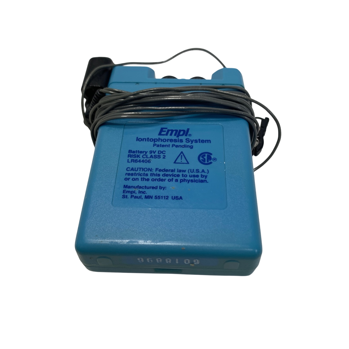Dupel REF LR64406, EMPI Dual Channel Iontophoresis System