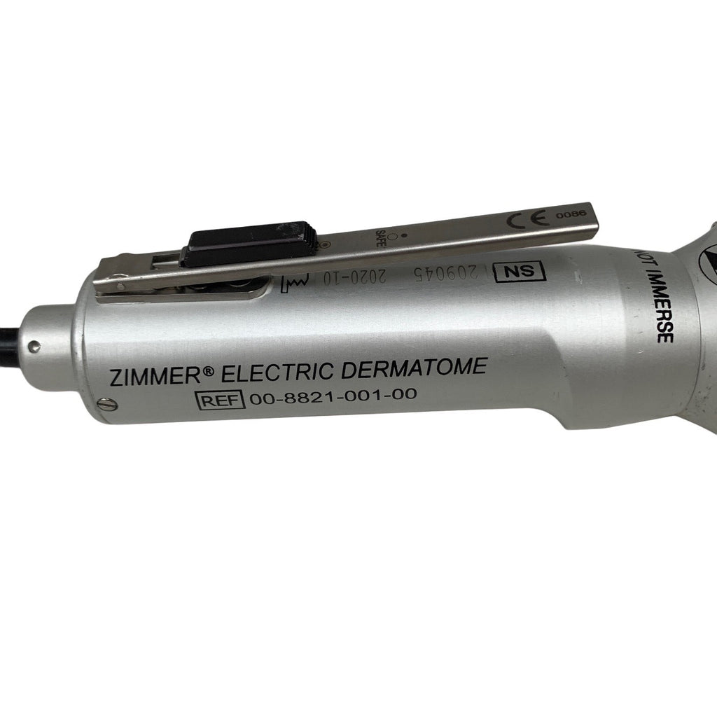 Zimmer REF 00-8821-001-00, ELECTRIC DERMATOME w/ 00-8821-006-00 CONSOLE