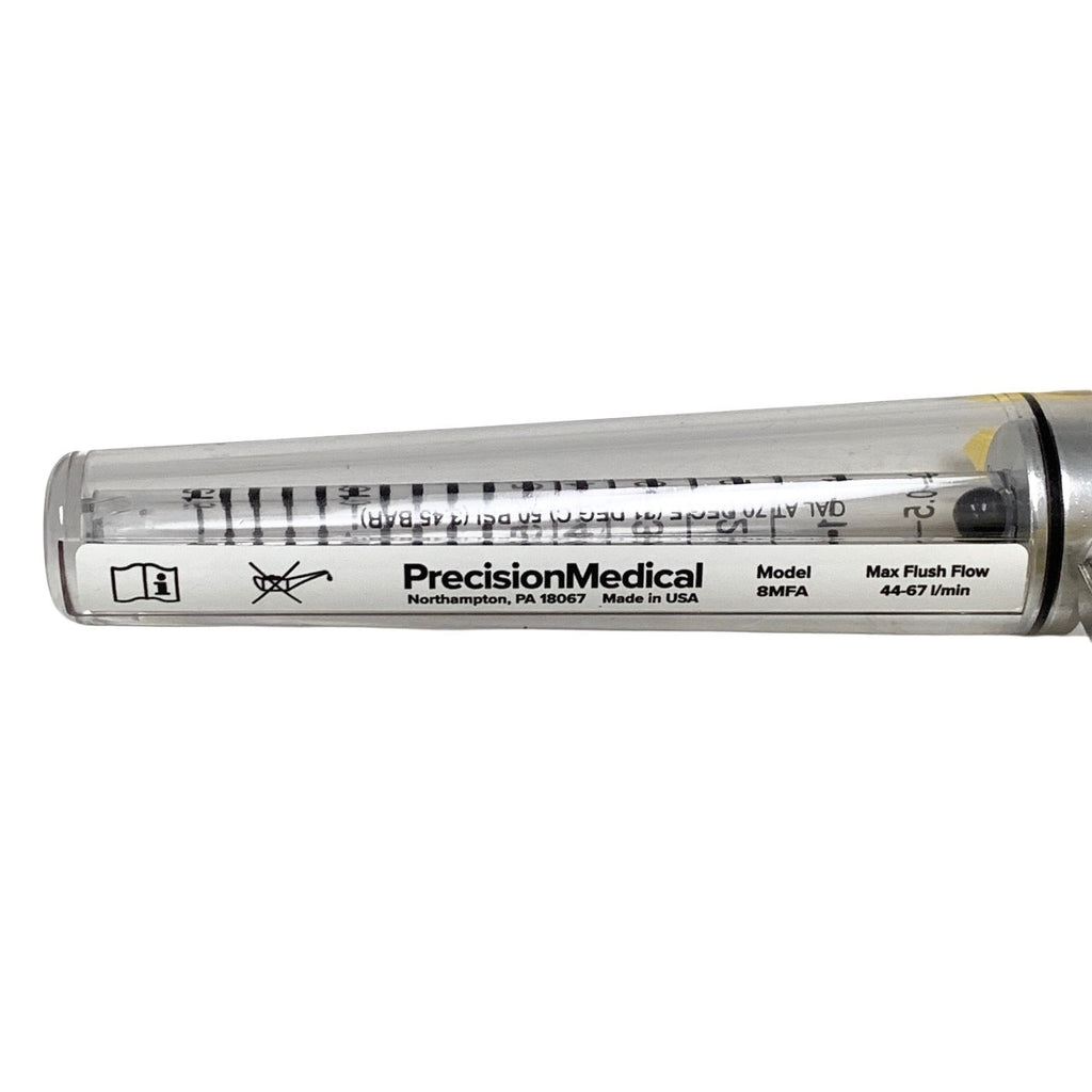 Precision Medical Ref 8MFA, Air Flowmeter 0-15 LPM Ohmeda Oxygen Regulator