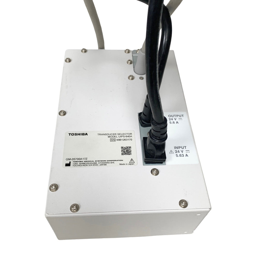 TOSHIBA REF UIPS-640A, TRANSDUCER SELECTOR