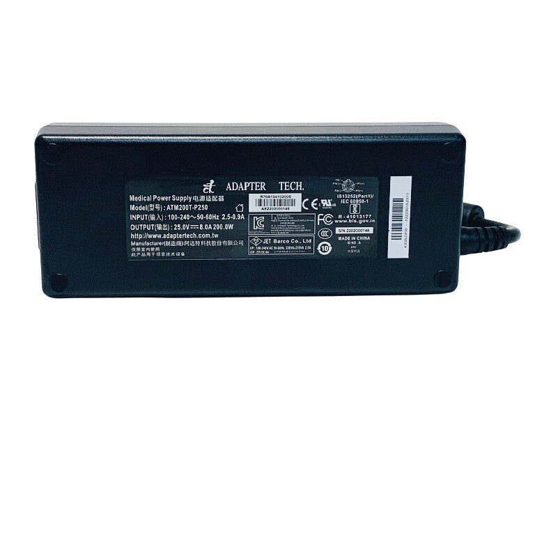 Adapter Tech REF ATM200T-P250, Medical 25V 8A Power Supply