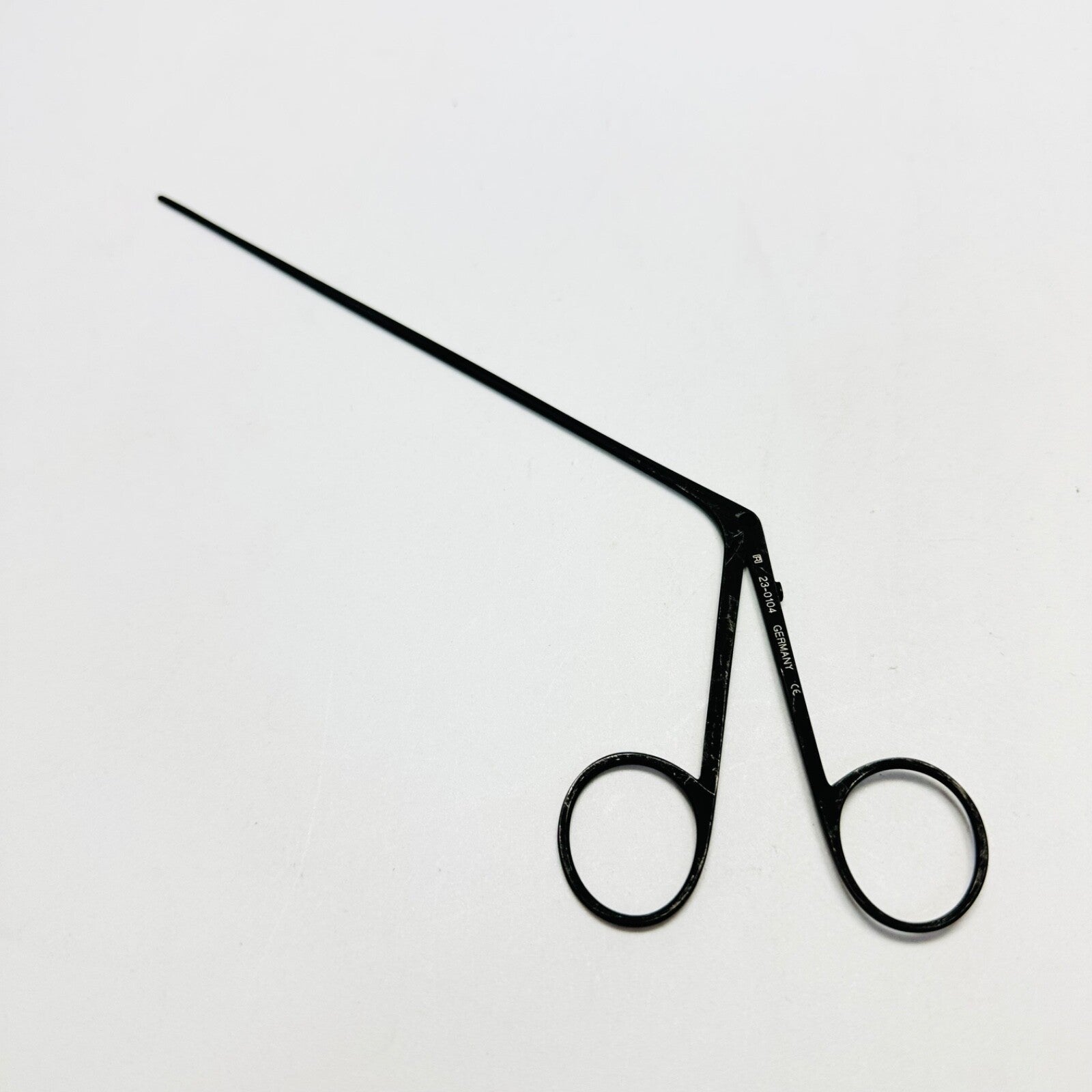 Richards 23-0104 Shea Cupped Forceps, Straight, Ebony Instrument