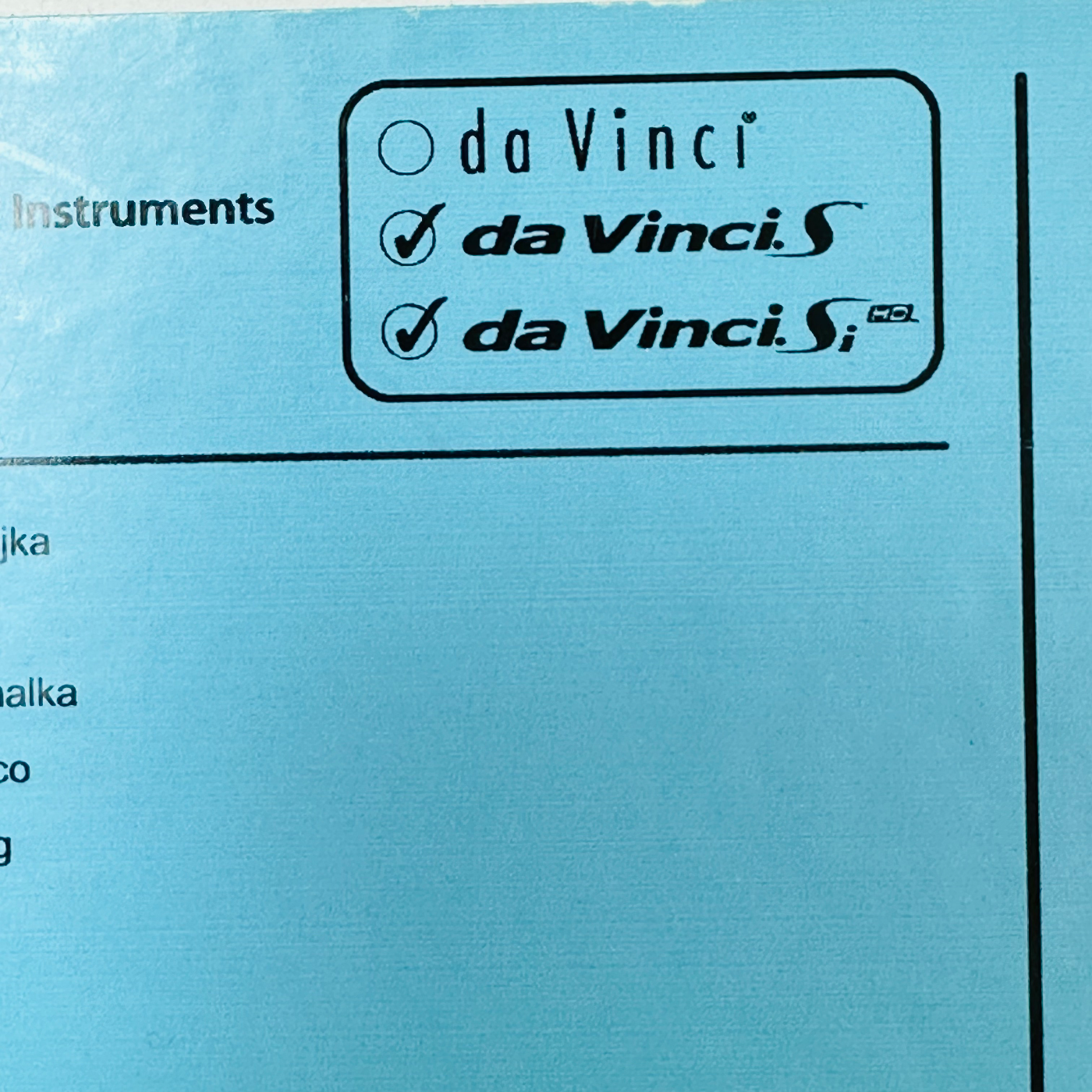 DA VINCI REF 420343, THORACIC GRASPER, IN BOX