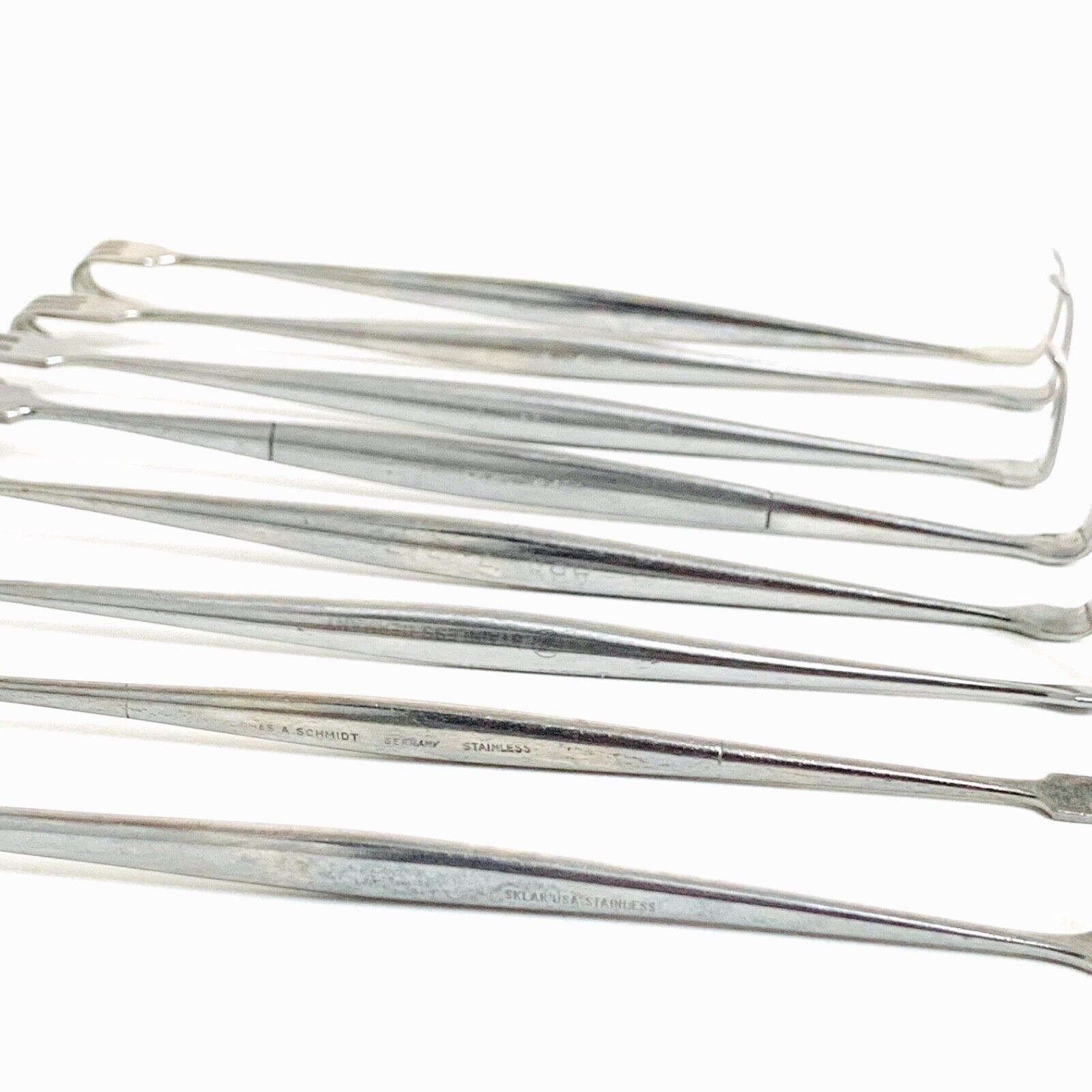 LOT OF 8 SURGICAL SENN RETRACTOR DOUBLE ENDED