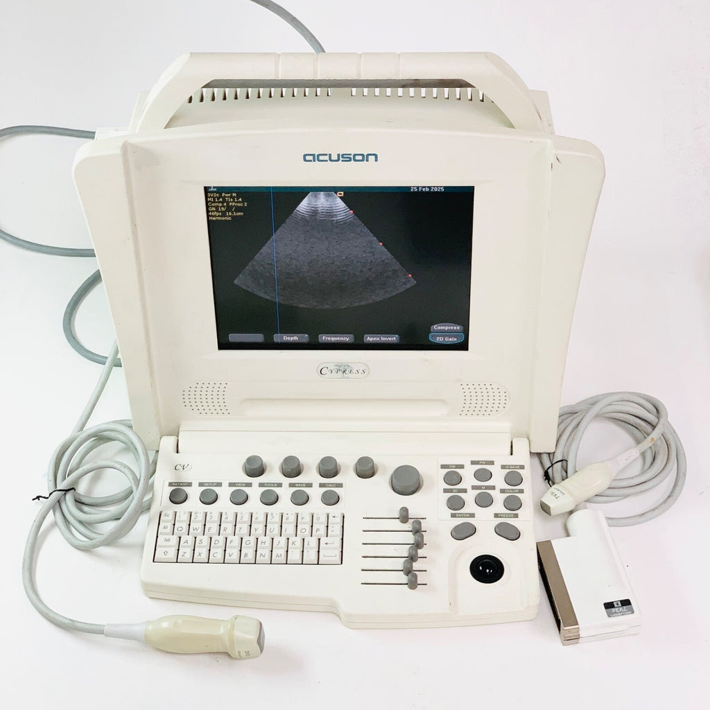 Acuson Cypress Ultrasound System with 7V3C, 3V2C Transducer