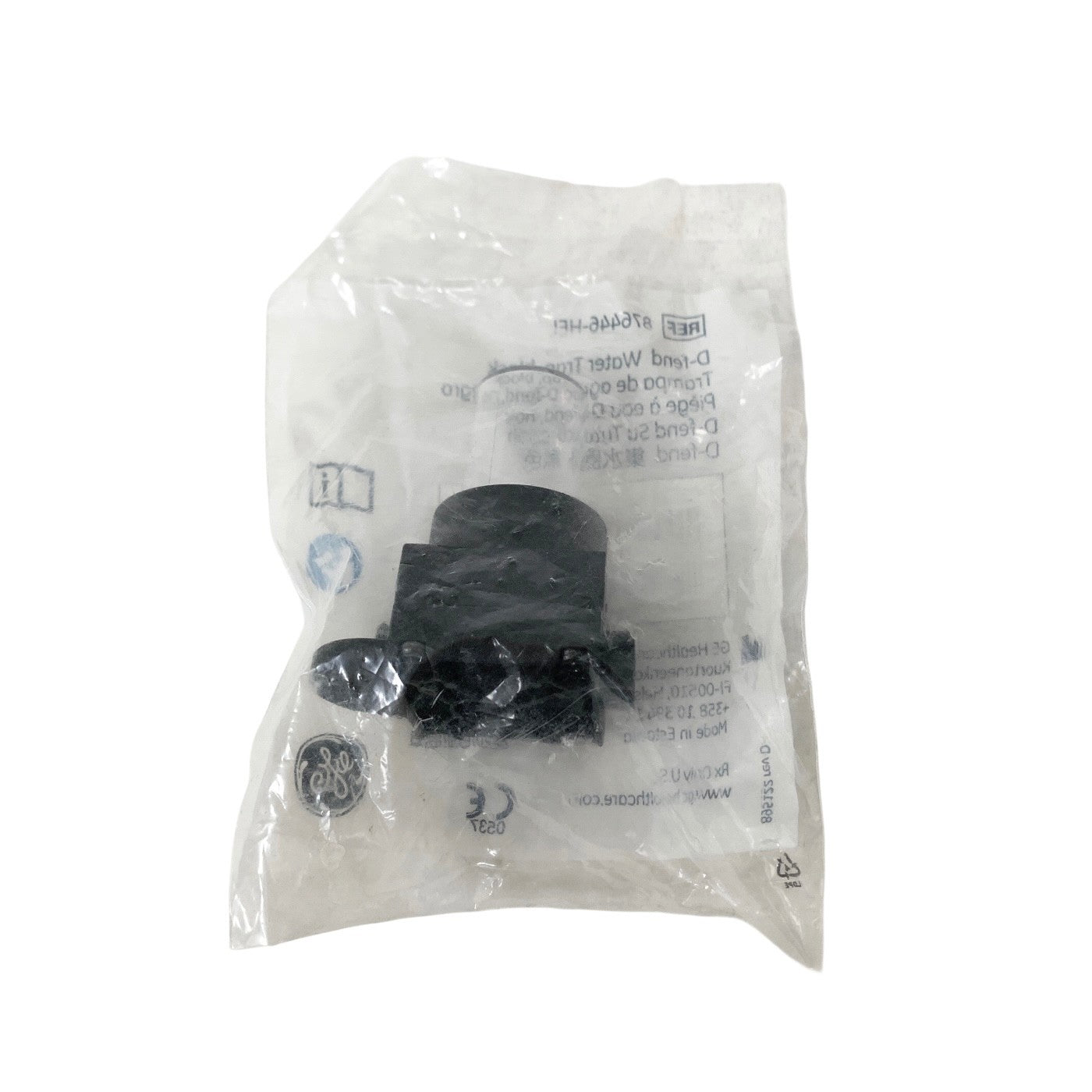 GE REF 876446-HEL, D-FEND WATER TRAP BLACK