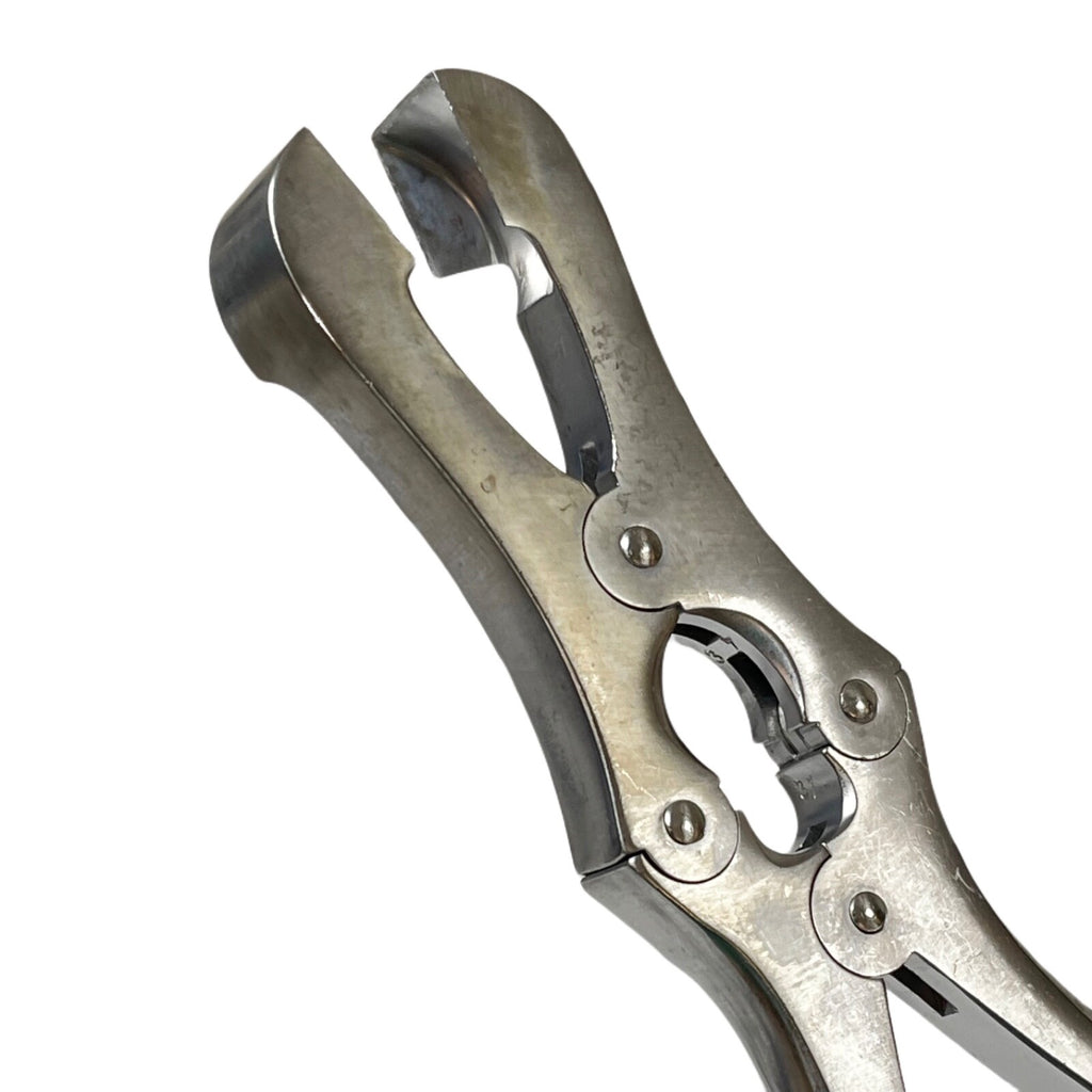 V. MUELLER CH-584 Sauerbruch rib rongeur forceps Double-action. Square jaws 12in