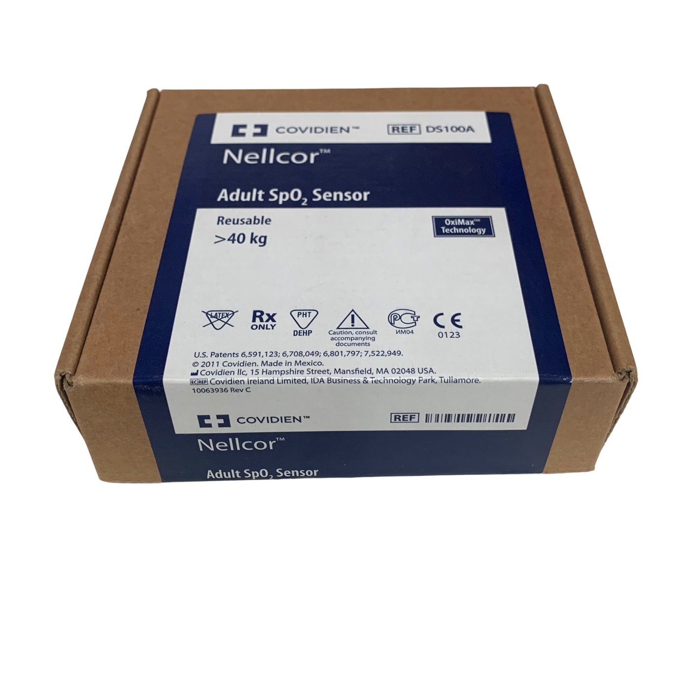 Nellcor Adult Sp02 Sensor ,New In Box , Ref# DS-100A
