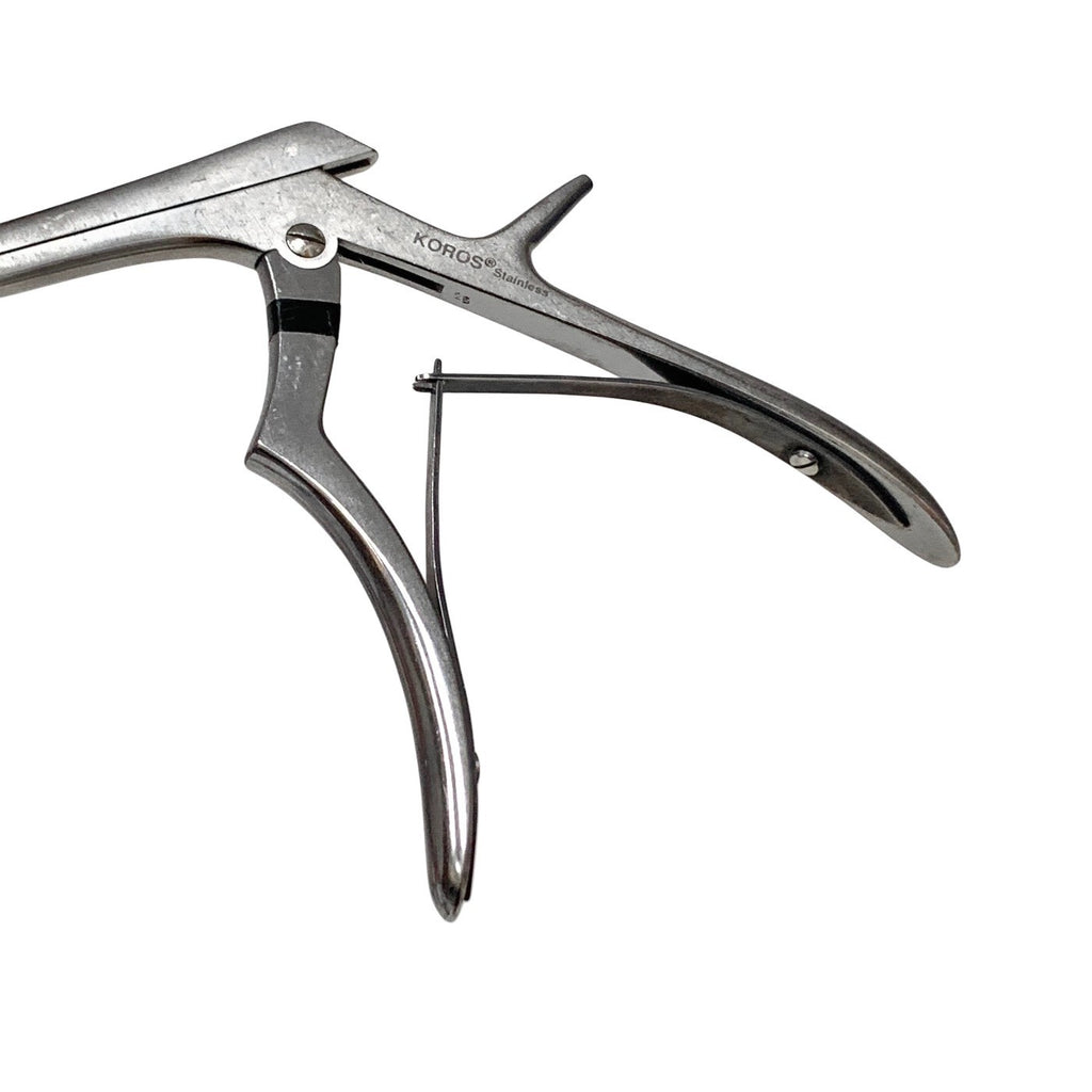 Koros Stainless Kerrison Rongeur 2mm 40 Degree Up-Bite Surgical Bone Punch 8"